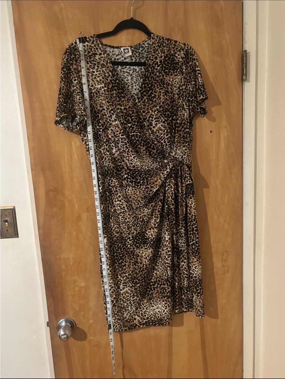 Anne Klein animal print dress (14)